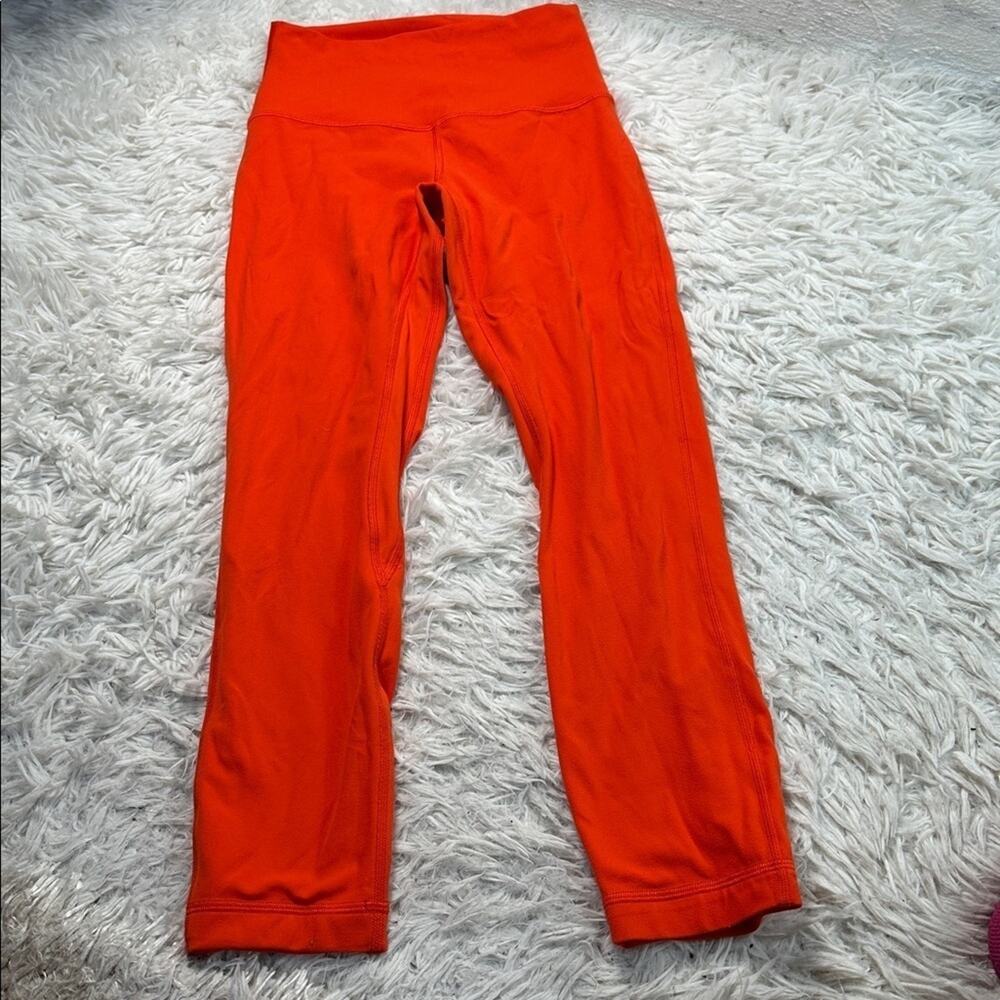 Lululemon Align High-Rise Lined Crop 23" Solar Orange